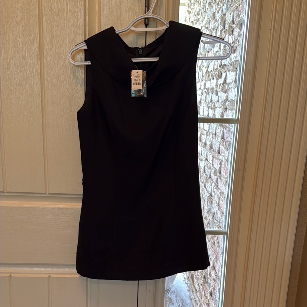 Talbots Black Sleeveless Dress